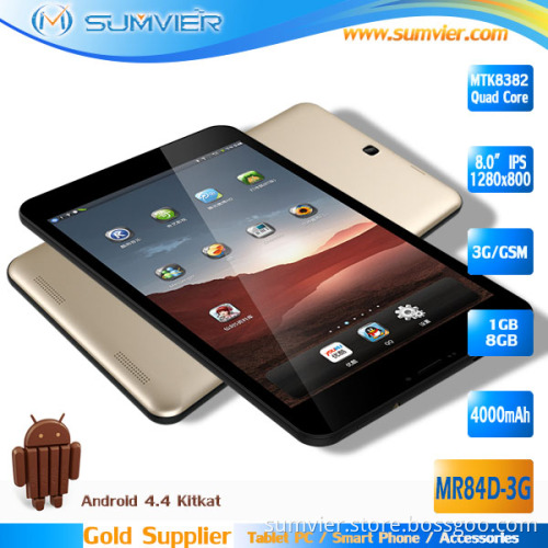 8inch 3G Android Tablet PC Quad Core 1g+8g (MR84D)